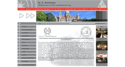 Desktop Screenshot of drwehrhahn.de